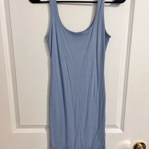 Papaya Light Blue Mini Dress